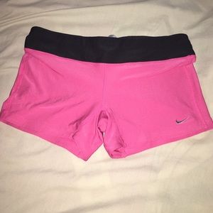 Pink nike dri-fit spanks SOLD