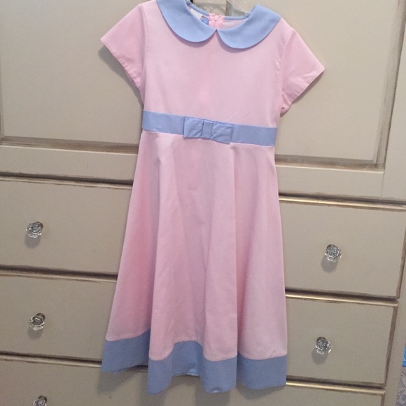 Girls pink summer dress