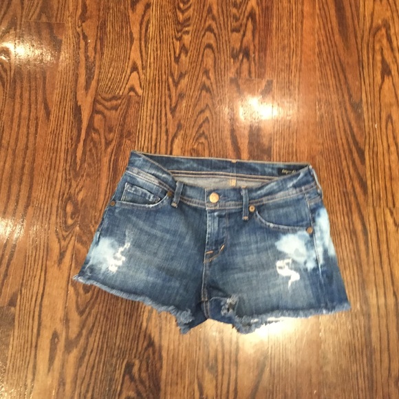Denim shorts