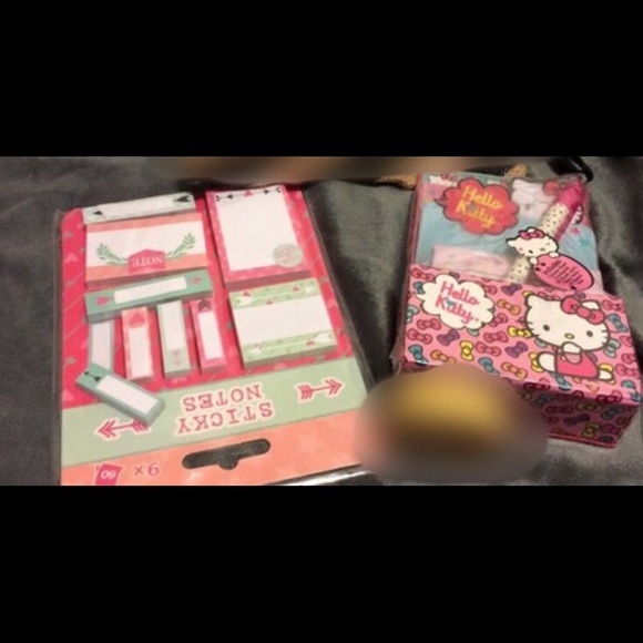 hello kitty stationery & stickers.