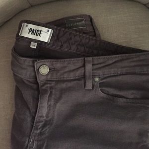 Dark gray Paige women's jeans