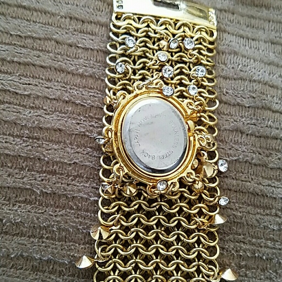 Vintage Nancy Nelson golden bracelet watch - Picture 3 of 4