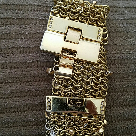 Vintage Nancy Nelson golden bracelet watch - Picture 4 of 4