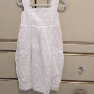 Girls white dress