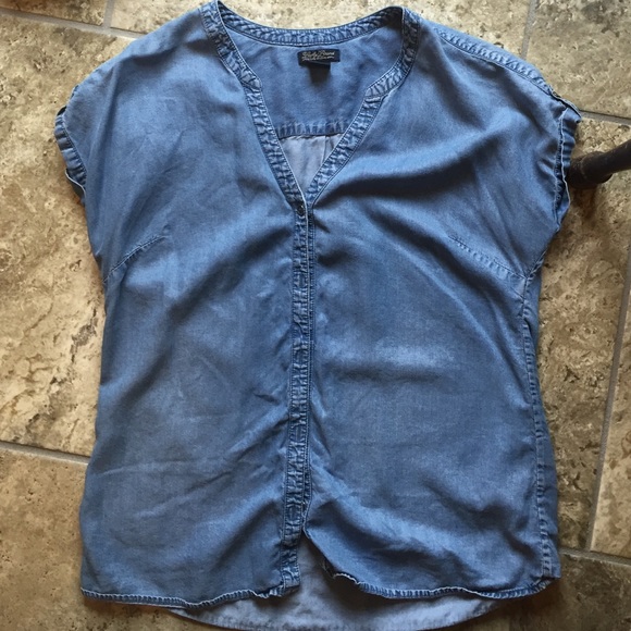 Lucky Chambray Top