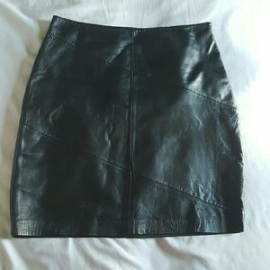 Leather Skirt