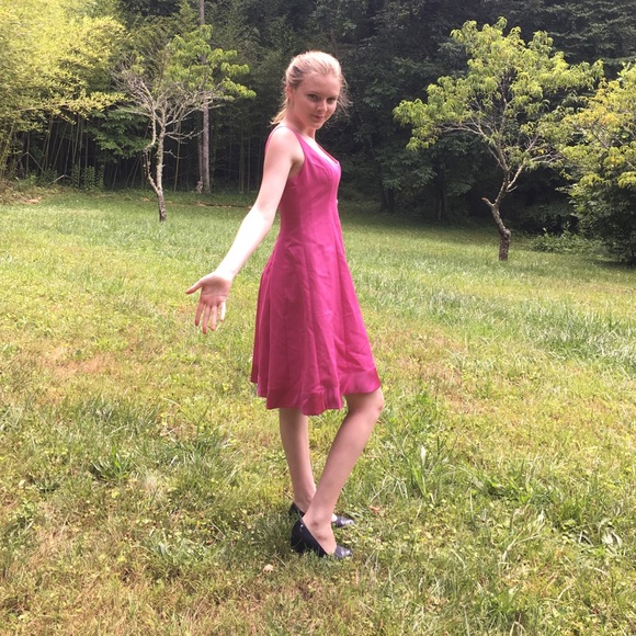 A J. Crew pink party dress new with tags.
