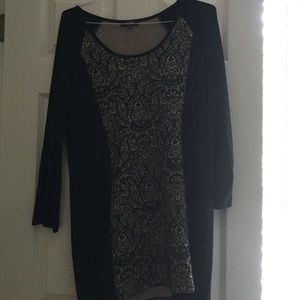 Black and tan tunic