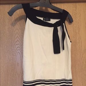 NWOT Black/Beige Top, Size M