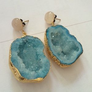 Handmade Druzy earrings