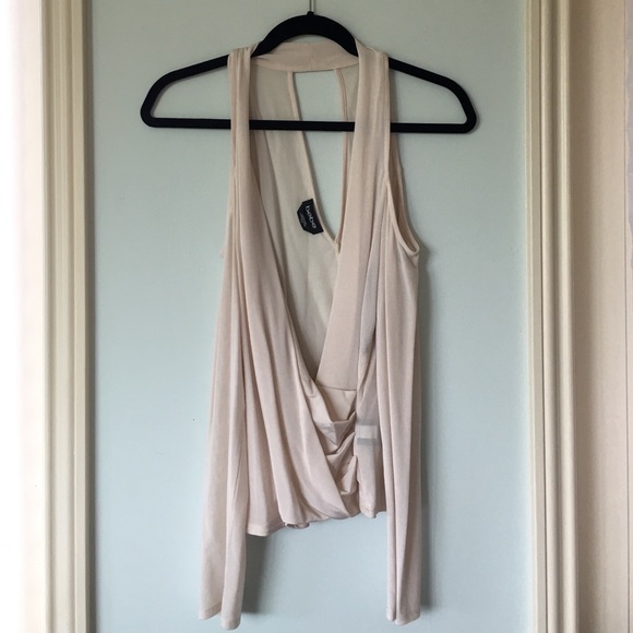 Bebe Shoulder Cut Out Top