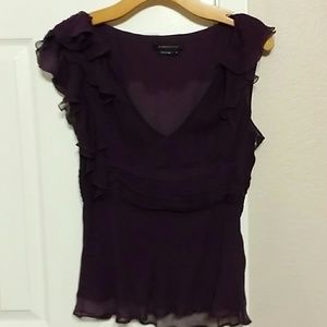 BCBG PLUM BLOUSE