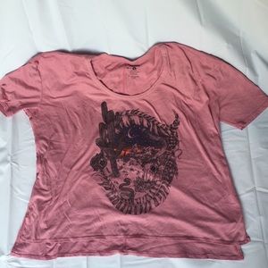 🌵 Desert Print Oversize Crop Shirt🌵