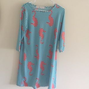 Preppy seahorse dress