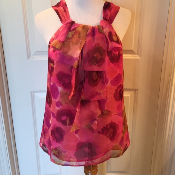 LOFT floral flowy top