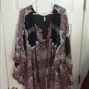 Free People Oversized Butterfly Dress