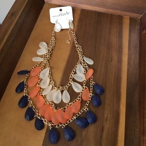 NWT triple layer necklace