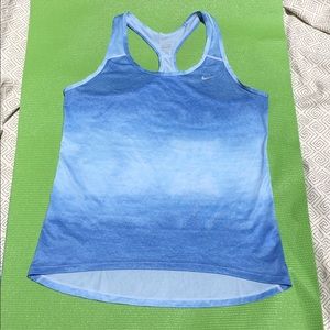 Nike Dri-Fit blue tank
