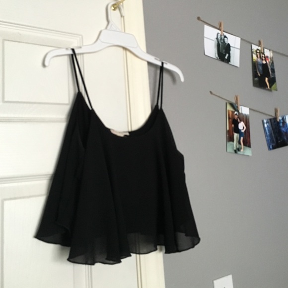 Black Crop Top
