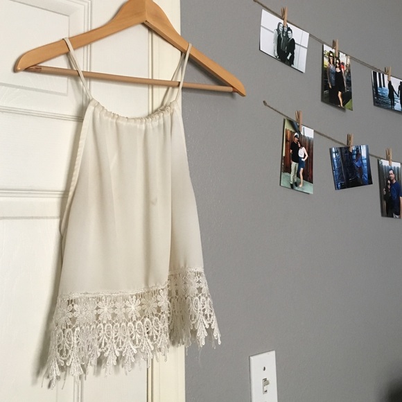 White Crop Top - Picture 1 of 1