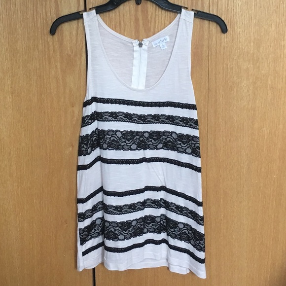 Tan and black tank