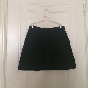 ✨AA | Button Front Denim A-Line Skirt ✨