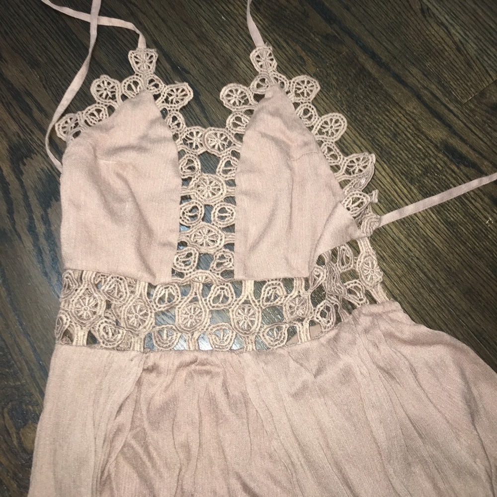 Akira tan/brown sexy maxi dress 👗