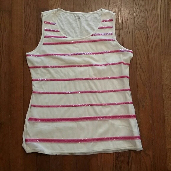 Fuchsia Striped Tank - Picture 1 of 3