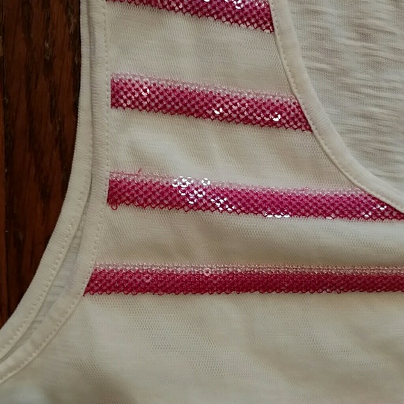 Fuchsia Striped Tank - Picture 3 of 3