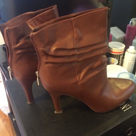 Whiskey Leather Boots