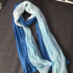 Ralph Lauren Blue Ombré Scarf