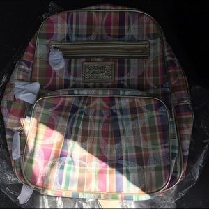Brand new Coach pastel backpack.
