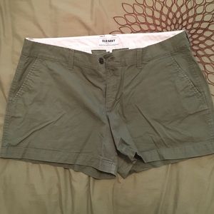 Green shorts