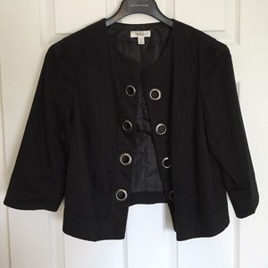 Black jacket w/ Gunmetal Gromets