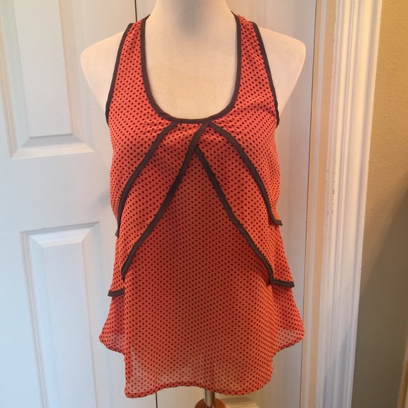 Boutique polka dot tank