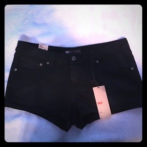 Black Denim Levi's Shorts