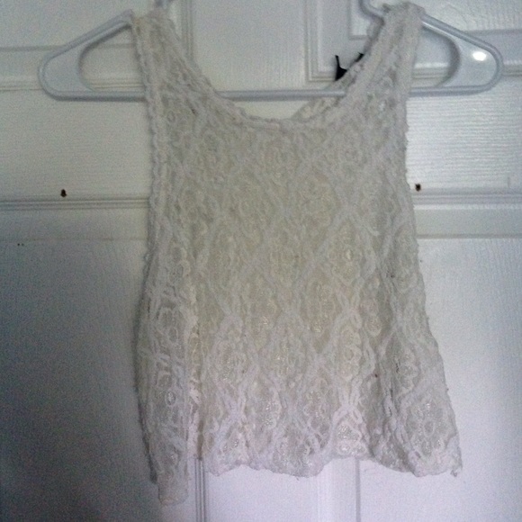 Lace crop top