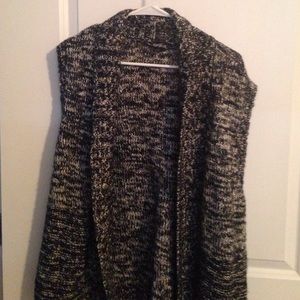 Navy & white sweater vest