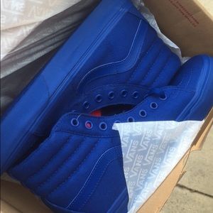 Vans sk8 high true blue sz8 in men wmn 9.5
