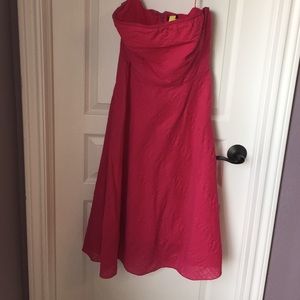 Strapless JCrew beach dress