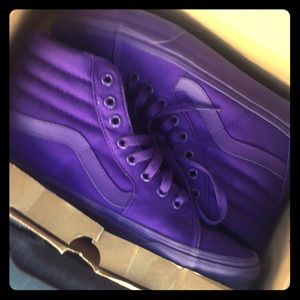 Vans sk8 high heliotrope men's sz8 wmns 9.5