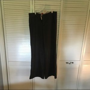 Wide legged dress pants from Anthropologie