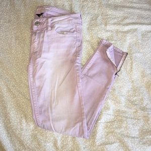 American Eagle Jegging Crop Ombre Jeans