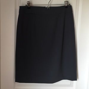 Wool pencil skirt