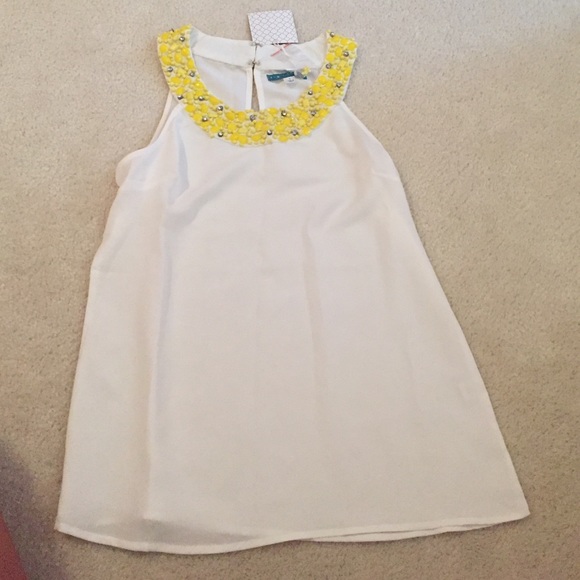 Embellished Neck Top