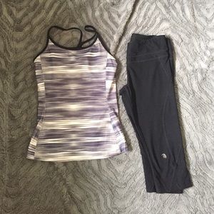 Shirt and capris athletic bundle!