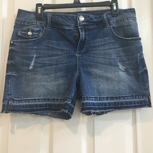 INC denim shorts