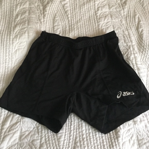 Black asics spandex