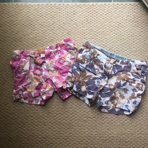 BUNDLE DEAL- 2 Mossimo Supply Co. Flowery shorts