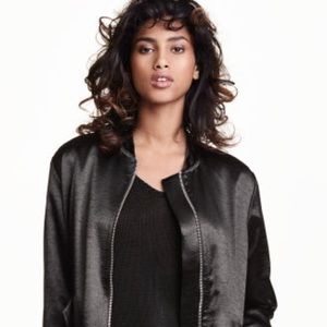 H&M satin bomber